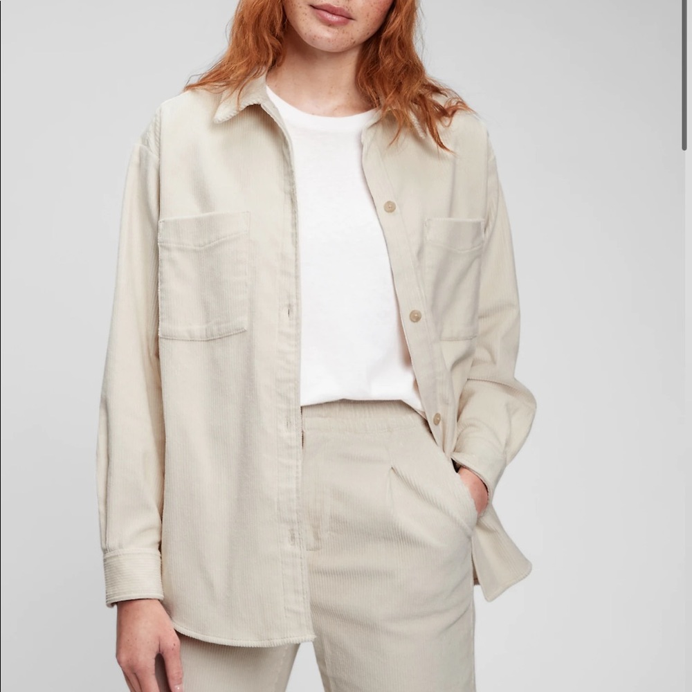 Gap corduroy shacket